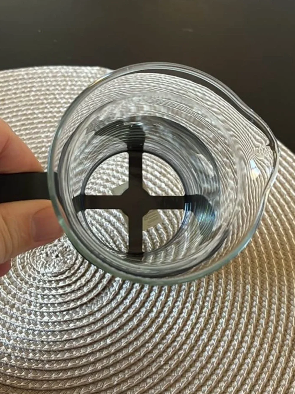 Disney Alice In Wonderland Black Glass French Press